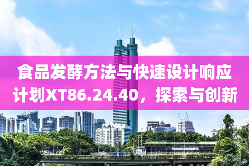 食品发酵方法与快速设计响应计划XT86.24.40，探索与创新