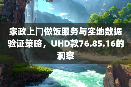 家政上门做饭服务与实地数据验证策略，UHD款76.85.16的洞察