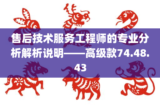 售后技术服务工程师的专业分析解析说明——高级款74.48.43