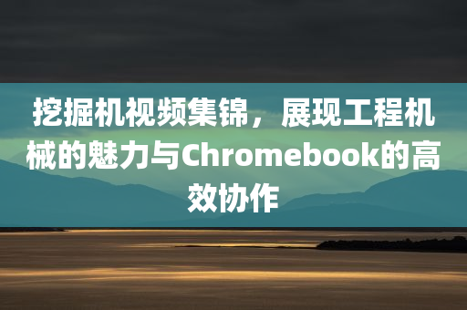 挖掘机视频集锦，展现工程机械的魅力与Chromebook的高效协作