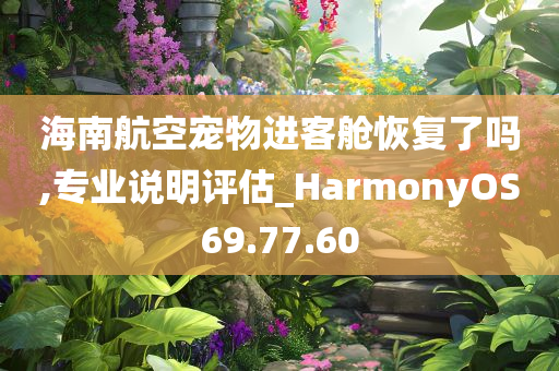 海南航空宠物进客舱恢复了吗,专业说明评估_HarmonyOS69.77.60