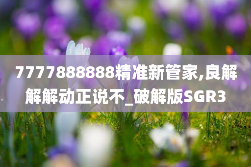 7777888888精准新管家,良解解解动正说不_破解版SGR3