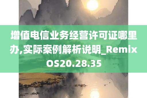 增值电信业务经营许可证哪里办,实际案例解析说明_RemixOS20.28.35