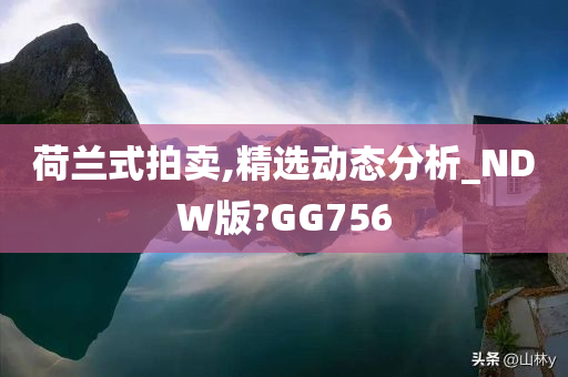 荷兰式拍卖,精选动态分析_NDW版?GG756