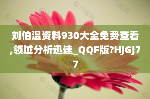 刘伯温资料930大全免费查看,领域分析迅速_QQF版?HJGJ77