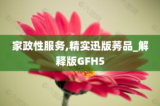 家政性服务,精实迅版莠品_解释版GFH5