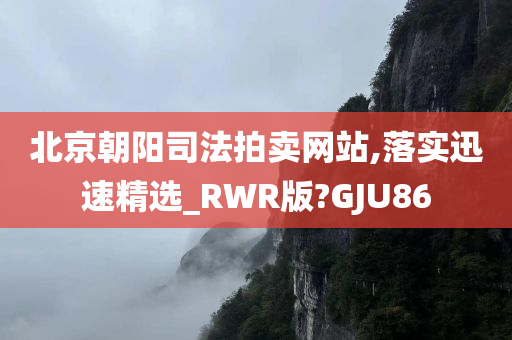 北京朝阳司法拍卖网站,落实迅速精选_RWR版?GJU86