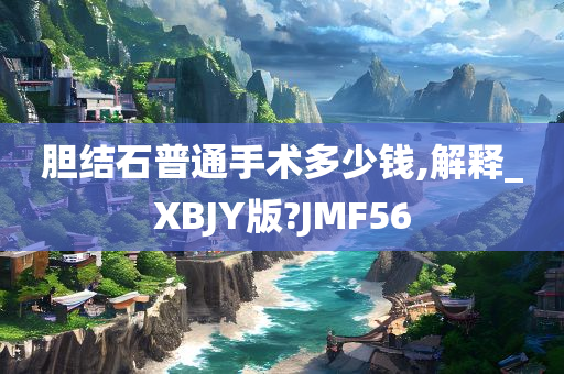 胆结石普通手术多少钱,解释_XBJY版?JMF56