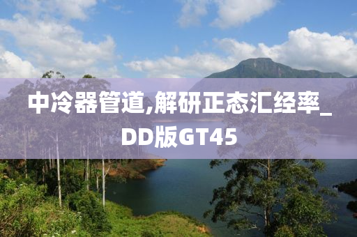 中冷器管道,解研正态汇经率_DD版GT45