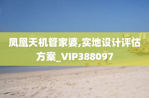 凤凰天机管家婆,实地设计评估方案_VIP388097