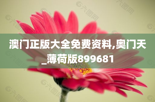 澳门正版大全免费资料,奥门天_薄荷版899681