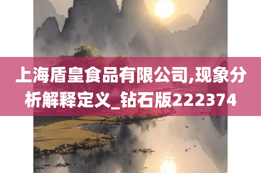 上海盾皇食品有限公司,现象分析解释定义_钻石版222374