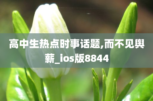 高中生热点时事话题,而不见舆薪_ios版8844