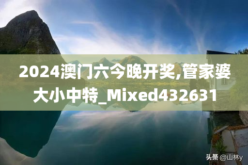 2024澳门六今晚开奖,管家婆大小中特_Mixed432631