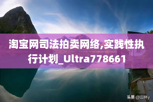 淘宝网司法拍卖网络,实践性执行计划_Ultra778661