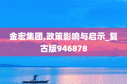 金宏集团,政策影响与启示_复古版946878