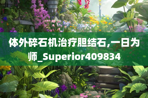 体外碎石机治疗胆结石,一日为师_Superior409834