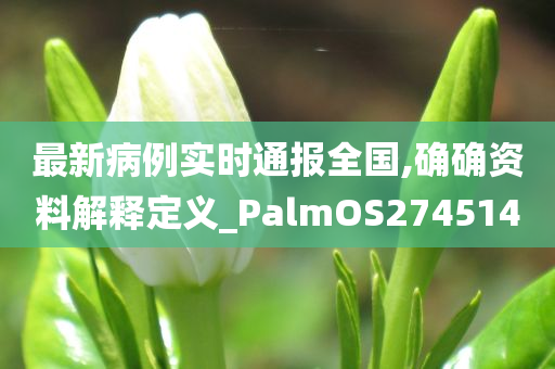 最新病例实时通报全国,确确资料解释定义_PalmOS274514