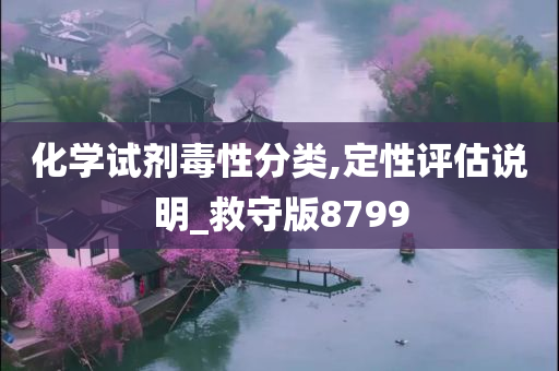 化学试剂毒性分类,定性评估说明_救守版8799