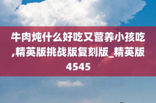 牛肉炖什么好吃又营养小孩吃,精英版挑战版复刻版_精英版4545