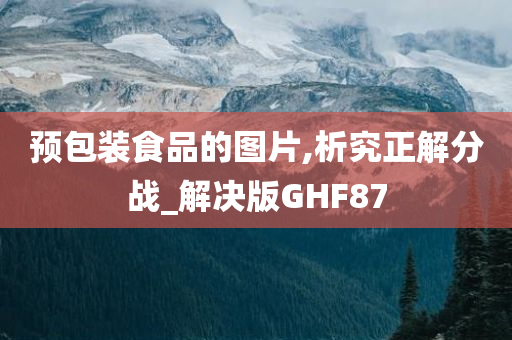 预包装食品的图片,析究正解分战_解决版GHF87