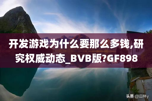 开发游戏为什么要那么多钱,研究权威动态_BVB版?GF898