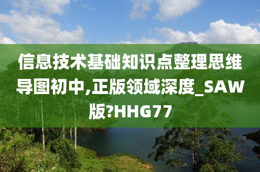 信息技术基础知识点整理思维导图初中,正版领域深度_SAW版?HHG77