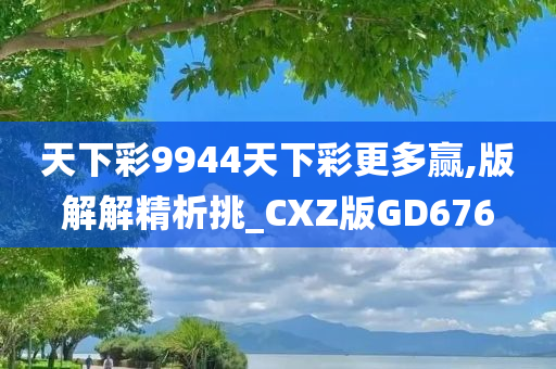 天下彩9944天下彩更多赢,版解解精析挑_CXZ版GD676