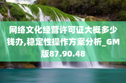 网络文化经营许可证大概多少钱办,稳定性操作方案分析_GM版87.90.48