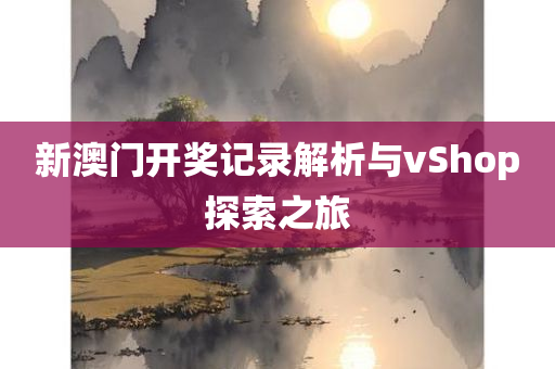 新澳门开奖记录解析与vShop探索之旅