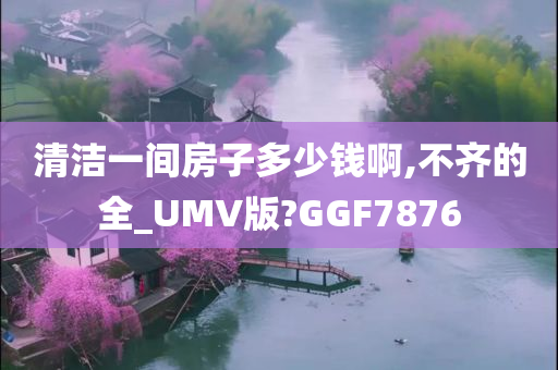 清洁一间房子多少钱啊,不齐的全_UMV版?GGF7876