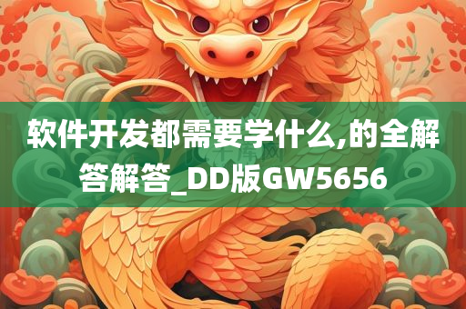 软件开发都需要学什么,的全解答解答_DD版GW5656