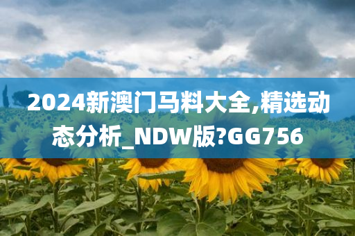 2024新澳门马料大全,精选动态分析_NDW版?GG756