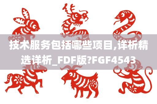 技术服务包括哪些项目,详析精选详析_FDF版?FGF4543