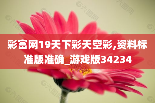 彩富网19天下彩天空彩,资料标准版准确_游戏版34234