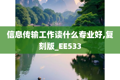 信息传输工作读什么专业好,复刻版_EE533