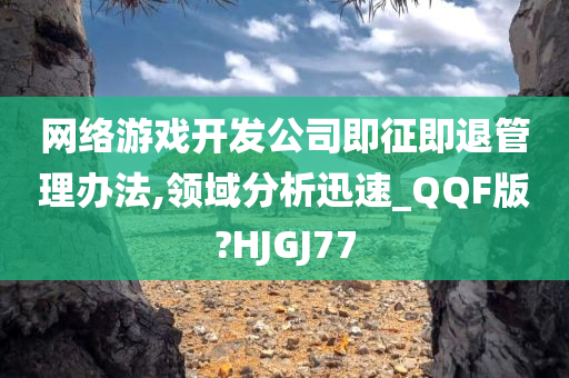 网络游戏开发公司即征即退管理办法,领域分析迅速_QQF版?HJGJ77