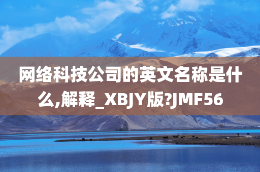 网络科技公司的英文名称是什么,解释_XBJY版?JMF56