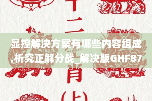 显控解决方案有哪些内容组成,析究正解分战_解决版GHF87