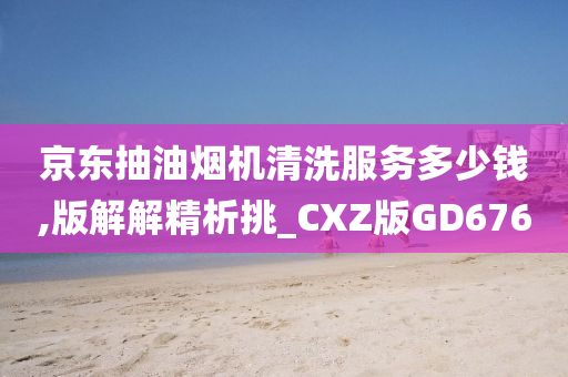 京东抽油烟机清洗服务多少钱,版解解精析挑_CXZ版GD676