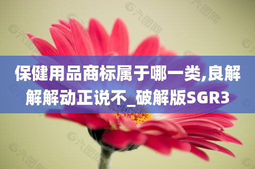 保健用品商标属于哪一类,良解解解动正说不_破解版SGR3