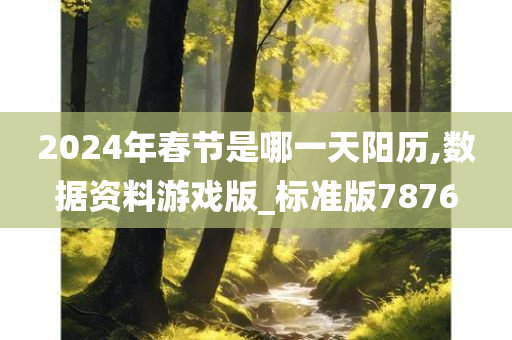 2024年春节是哪一天阳历,数据资料游戏版_标准版7876