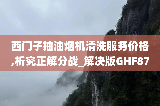 西门子抽油烟机清洗服务价格,析究正解分战_解决版GHF87