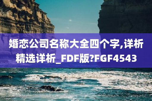 婚恋公司名称大全四个字,详析精选详析_FDF版?FGF4543