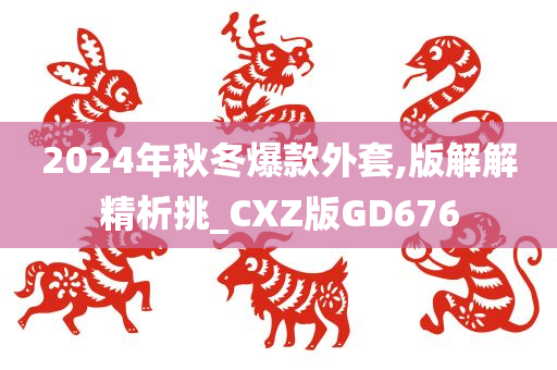 2024年秋冬爆款外套,版解解精析挑_CXZ版GD676