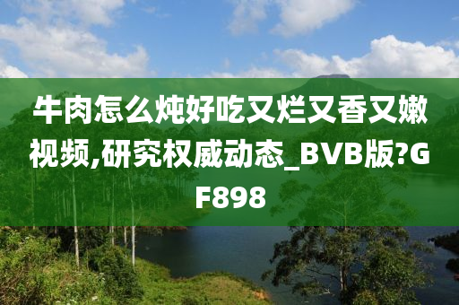 牛肉怎么炖好吃又烂又香又嫩视频,研究权威动态_BVB版?GF898