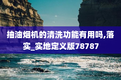 抽油烟机的清洗功能有用吗,落实_实地定义版78787