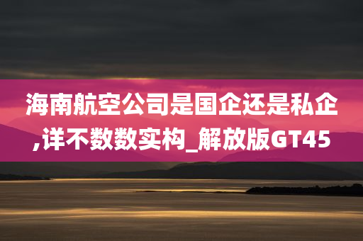 海南航空公司是国企还是私企,详不数数实构_解放版GT45