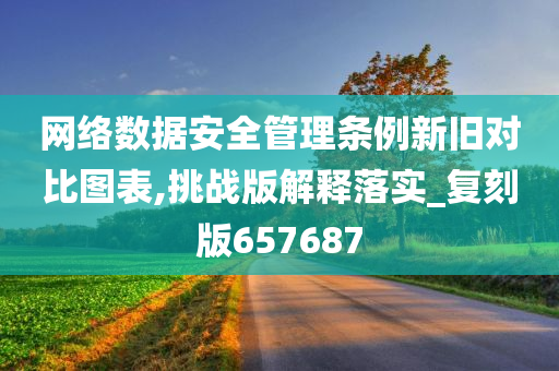 网络数据安全管理条例新旧对比图表,挑战版解释落实_复刻版657687