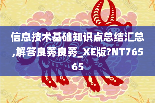 信息技术基础知识点总结汇总,解答良莠良莠_XE版?NT76565